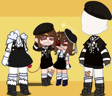 Gacha Club Nerd Outfit, Gacha Punk Outfits, Gacha Club Royal Outfits, Gacha Royal Outfits, Gacha Base Poses Cute, Outfit Ideas Vintage, Baggy Outfit Ideas, Club Clothes, Nerd Outfits