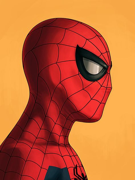 Marvel Illustrations by Mike Mitchell | Inspiration Grid | Design Inspiration Mike Mitchell, Art Spiderman, Marvel Comics Wallpaper, Bd Comics, Superhero Wallpaper, Geek Art, Ms Marvel, Marvel Wallpaper, Marvel X