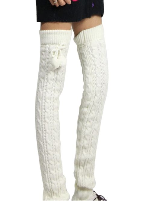 How To Wear Leg Warmers, Stockings For Women, Knee High Stockings, Compression Stockings, Leg Warmer, Stockings Legs, Knitted Socks, Winter Leggings, Thigh High Socks