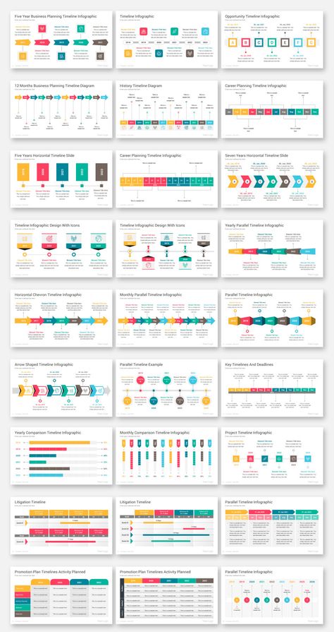 Time Line Infographic, Powerpoint Timeline, Presentation Diagram, Business Presentation Design, Powerpoint Inspiration, Powerpoint Slide Templates, Ppt Themes, Infographics Template, 잡지 레이아웃