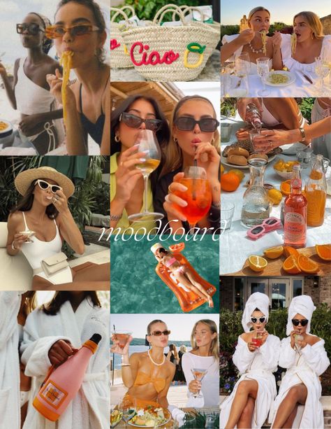 bachelorette mood board Italian Bachelorette Party Theme, Bahamas Bachelorette, Bachelorette Mood Board, Hawaii Bachelorette, Charleston Bachelorette Party, Bachelorette Party Planner, Mexico Bachelorette, Bachelorette Inspo, Charleston Bachelorette