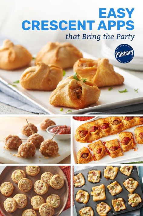 Crescents Recipes, Crescent Appetizers, Crescent Pinwheels, Crescent Ideas, Crescent Dough Recipes, Quesadillas Recipes, Crossiant Recipes, Pillsbury Biscuit Recipes, Grands Biscuits