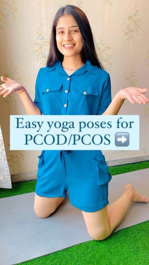 yogawithkamya_ on Instagram: PCOD/PCOS 💙 Practicing yoga regularly may help ease the symptoms of PCOS and decrease testosterone levels. Also it promotes relaxation!… Pcod Yoga Poses, Easy Yoga Poses, Testosterone Levels, Easy Yoga, Yoga Poses, Relaxation, Yoga, On Instagram, Instagram