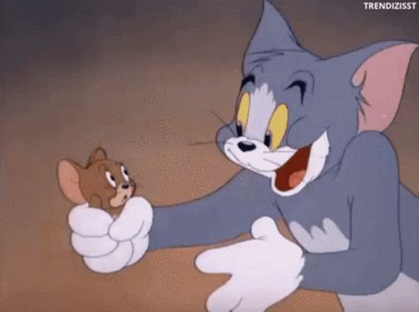 Cat And Mouse, Tom And Jerry, Animated Gif, Follow Me, Gif