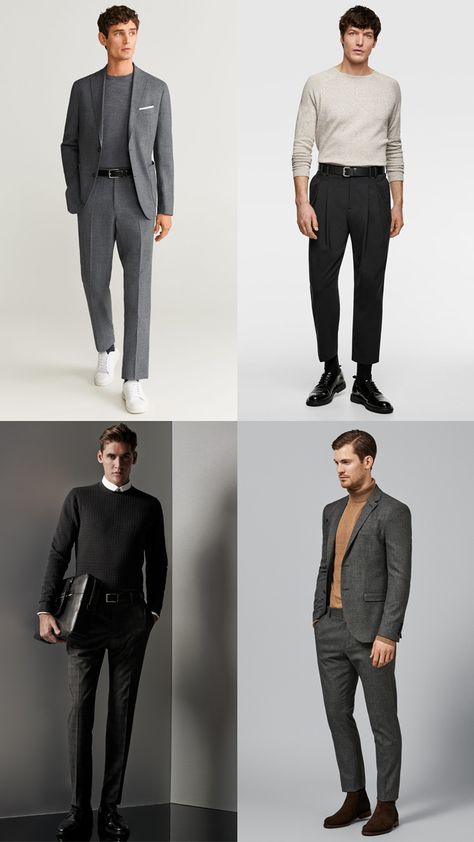 Office Outfit Men, Casual Outfits Work, Casual Friday Work Outfits, Chealsea Boots, Business Casual Outfit Ideas, Friday Outfit For Work, Casual Blazer Men, Mens Business Casual, Heavy Clothing