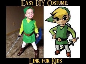 Easy DIY Costume: Link for Kids | Geeks Under Grace | Looking for costume ideas for Halloween? This is a simple tutorial to make Toon Link from The Legend of Zelda: Wind Waker. Click the picture to read the article. Easy Diy Costume, Zelda Costume, Link Costume, Toon Link, Zelda Birthday, Link Cosplay, Easy Diy Costumes, Classic Halloween Costumes, Diy Costume