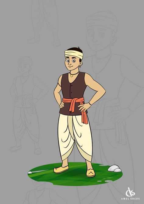 Village Man Drawing, Farmer Character, Free Cartoon Characters, Cartoon Maker, Boy Cartoon Characters, 2d Character Animation, Buddhist Art Drawing, Animated Cartoon Characters, Cartoon Character Pictures