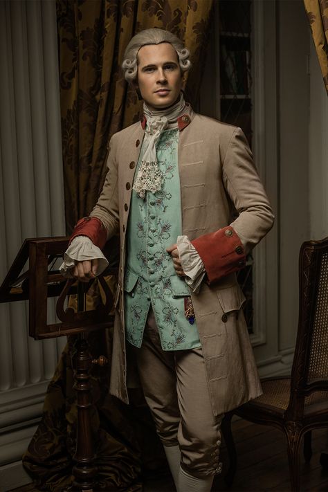 A new portrait of Lord John Grey (David Berry) has been released for season three.  It shows Lord John at the Governor’s ball in Jamaica. Source: Starz 1700s France Fashion, 1700 Mens Fashion, 1700s Fashion Mens, 1600s Fashion Men, 1700s Mens Fashion, Lord John Grey Outlander, 1700s Fashion, 18th Century Mens Fashion, David Berry