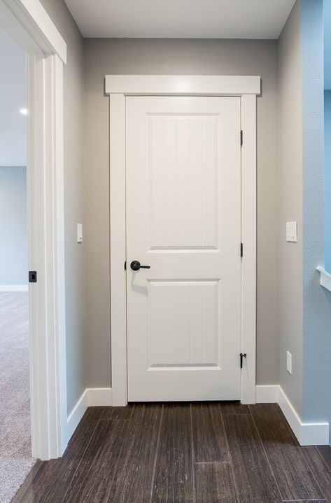 Interior Doors and More - janellsummer Farmhouse Interior Doors, Farmhouse Trim, Modern Trim, Interior Window Trim, Interior Door Styles, Interior Door Trim, Baseboard Trim, House Trim, Interior Windows