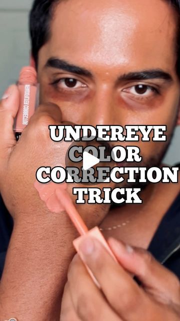 Aditya Madiraju on Instagram: "Easy everyday color correction for dark circles 👍🏽✨👀   @patricktabeauty Major Skin Hydra Lixe Foundation shade 20 @hudabeauty Faux Filter Color Corrector shade Lychee @makeupbymario Softsculpt Blur Setting Powder shade 4 + Soft Setting Spray   #undereye #darkcircles #makeuptips #colorcorrection #easymakeup #makeuptutorial" Concealer Shade Guide, Color Correction For Dark Circles, How To Use Color Corrector, Color Corrector Guide, Best Color Corrector, Corrector For Dark Circles, Color Correct Dark Circles, Corrector Makeup, Dark Foundation