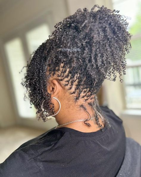 Microloc Extensions Permanent, Micro Locs With Extensions, Loc Extensions Permanent, Micro Locks, Loc Ideas, Micro Braids Hairstyles, Natural Locs, Hype Hair, Sisterlocks Styles