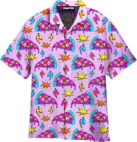 Amazon.com: Crazy Pizza Slices Lighting Strikes On Violet Pattern Hawaiian Shirt For Men & Women,Crazy Pizza Slices Lighting Strikes On Violet Pattern Aloha Shirt,Crazy Pizza Slice Lighting Hawaiian Shirt| WT7037 : Clothing, Shoes & Jewelry Crazy Pizza, Hawaiian T Shirt, Pizza Slice, Hawaiian Print, Mens Hawaiian Shirts, Aloha Shirt, Hawaiian Shirt, Shoes Jewelry, Printed Shirts