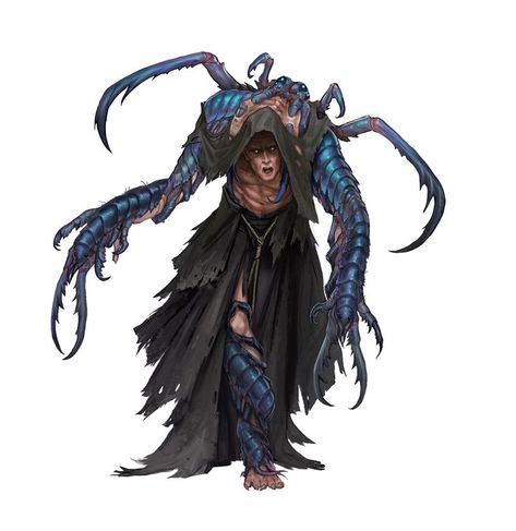 Swarm Possessor Anchorite Bug - Pathfinder 2E PFRPG PFSRD DND D&D 3.5 4E 5E 5th ed d20 fantasy Pathfinder 2e, Secret Mission, Lovecraftian Horror, Eldritch Horror, Cthulhu Mythos, Horror Monsters, Dnd Monsters, Fiction Idea, Alien Concept Art