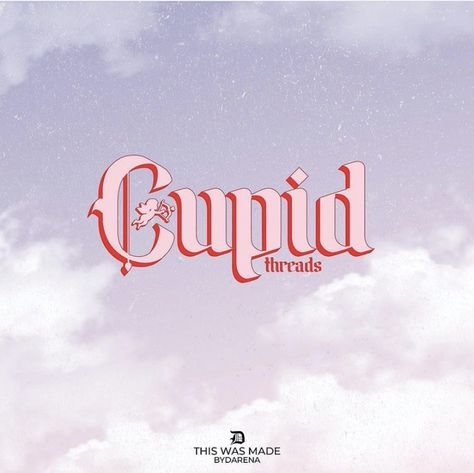 Cupid Logo Kpop, Cupid Album Cover, Cupid Logo, Romantic Moodboard, Dr Logo, Collage Pics, Cute Typography, Stylish Tips, Ideas For Bathroom