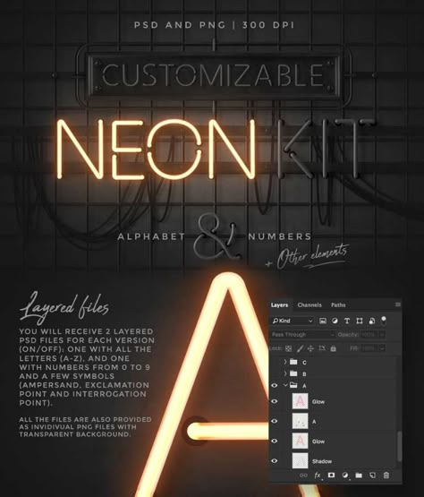 Neon Sign Board, Neon Lettering, Neon Font, Neon Letters, Neon Text, Animation Types, Light Font, Illustrator Graphic Design, Uppercase Alphabet