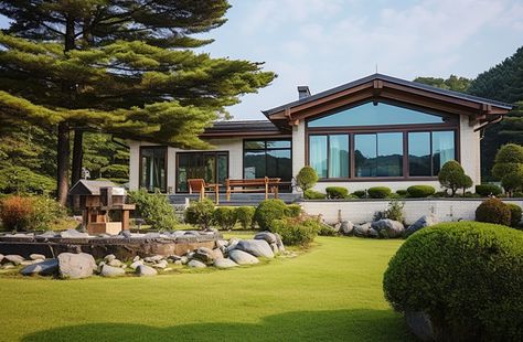 building,gyeonggi-do,trees,daytime,jujube,jujube tree,yard,villa,no people,outdoors,fruit,lawn,rural house,garden,house,landscape,scenery,sky,korea,hwaseong city Korean House Interior, Korean House Design, Jujube Tree, Trees Background, Korean House, Home Exterior Design, Rural House, Psd Background, Black And White Tree