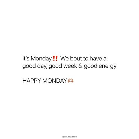 Happy Monday ❤️ Quotes About Monday Humor, Monday Inspirational Quotes, Happy Monday Quotes, Happy Monday Morning, Monday Morning Quotes, Aquarius Art, Fb Quote, Monday Motivation Quotes, Good Morning Post