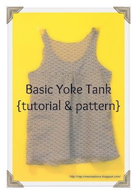 free tank pattern Free Tank Top Pattern, Tank Top Sewing Pattern, Shirt Upcycle, Tank Pattern, Sewing Tops, Sewing Shirts, Tank Top Pattern, Sewing Basket, Diy Tops