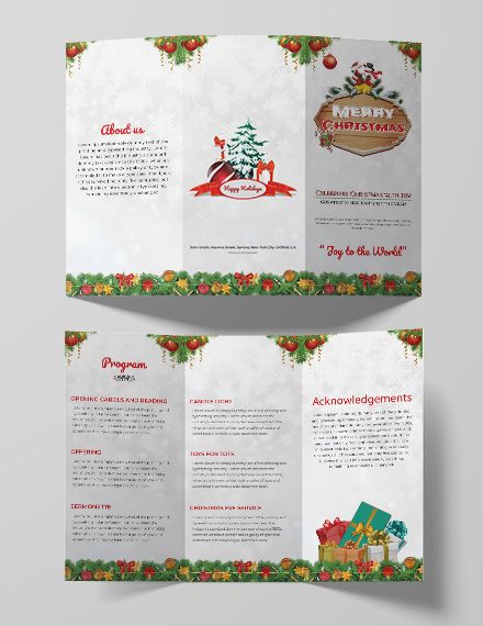 So you’ve got an upcoming christmas party to tell everybody about; do you have anything that can help you promote it? If the answer to that is no, then you can just make use of the Free Christmas Party Tri-Fold Brochure Template. This is easy to edit, so you should have no problem regarding any changes you want to make. Download this today for free! Christmas Brochure, Christmas Party Invitation Template, Happy Birthday Wishes Cake, Professional Brochure, Trifold Brochure Design, Free Brochure, Christmas Program, Free Brochure Template, Fold Brochure