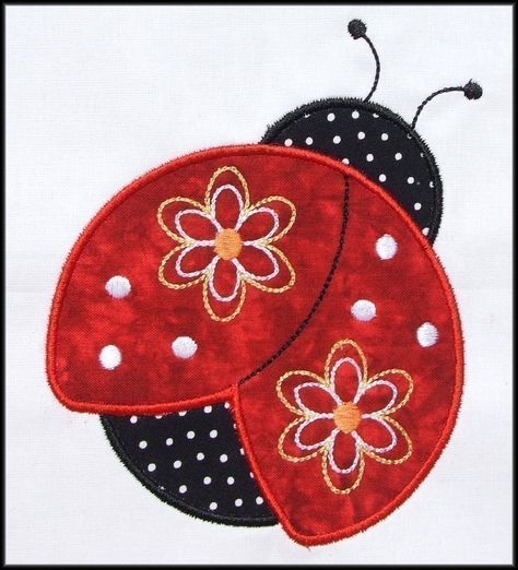 Ladybug Applique, Appliqué Quilts, Applique Templates, Applique Quilting, Sewing Appliques, Machine Embroidery Applique, Applique Patterns, Applique Quilts, Crazy Quilts