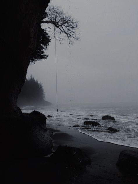 Dark Gothic Romance Aesthetic, Haunted Lake Aesthetic, Spooky Beach Aesthetic, Coastal Gothic Aesthetic, Gothic Beach Aesthetic, Dark Coastal Aesthetic, Master Of Salt And Bones, Gloomy Scenery, Coastal Gothic