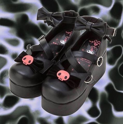 °<[ ○ free to download ○ ]>° Hello Kitty Platform Shoes, Kuromi Shoes, Platform Shoes Outfit, Kuromi Outfit, Hello Kitty Shoes, Kitty Clothes, Dr Shoes, Kawaii Fashion Outfits, Hello Kitty Items