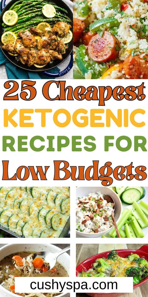 The keto diet on a budget is easier than you think! These low-budget keto recipes will help you stick to your diet without breaking the bank. Enjoy delicious keto meals while saving money. Keto Recipes Budget Friendly, Keto Diet On A Budget, Keto On A Budget Meals, Budget Keto Meal Plan, Low Cost Recipes, High Protein Meals On A Budget, Cheap Low Carb Meals Budget, Budget Keto, Cheap Keto Recipes