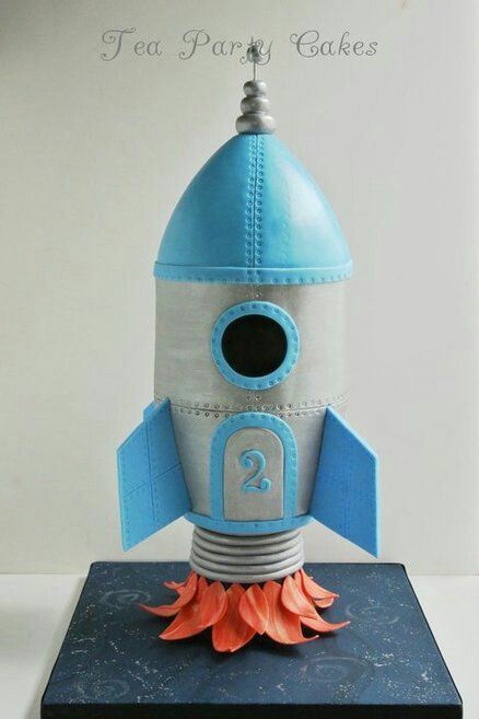 Rocket Ship Cake, Rocket Ship Cakes, Cake Supply Store, Alien Cake, Rocket Birthday, Ship Cake, Rocket Cake, Rocket Party, Cake Structure