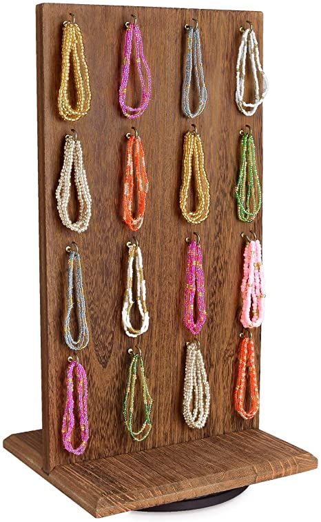 Spinning Display, Rotating Jewelry Display, Rotating Organizer, Wooden Jewelry Stand, Wooden Jewelry Display, Necklace Jewelry Display, Keychain Display, Jewelry Display Stand, Craft Fairs Booth