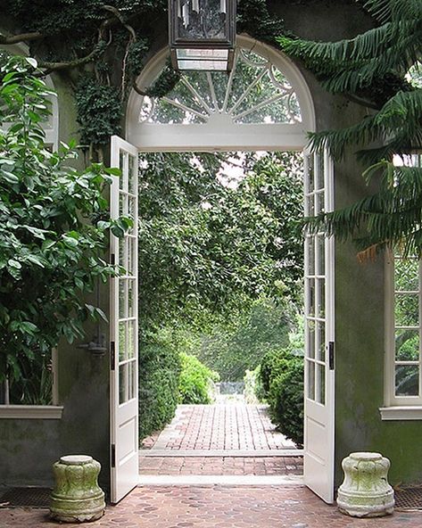 Dumbarton Oaks Garden, Dumbarton Oaks, Garden Lovers, Garden Inspiration, Garden Arch, Windows And Doors, Secret Garden, Beautiful Gardens, Washington Dc