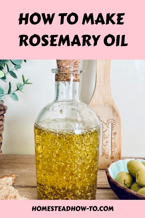 Rosemary holds a distinguished status as both a healing and culinary herb. Infusing rosemary into oil is a simple process that allows the herb’s aroma and properties to transfer into the carrier oil. This creates Rosemary Oil Recipe, Diy Rosemary Oil, Rosemary Infused Oil, Make Rosemary Oil, Avocado Oil Hair, Diy Homesteading, Rosemary For Hair, Rosemary Oil For Hair Growth, Diy Hair Oil