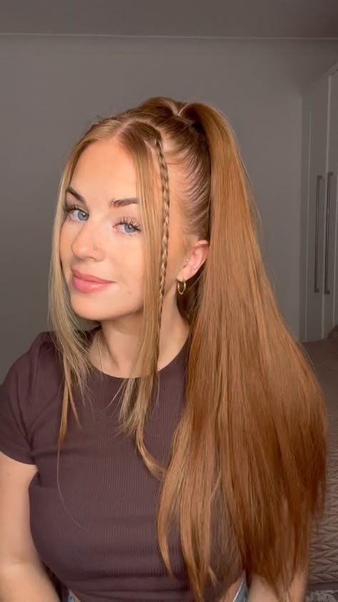 Fast Easy Hairstyles, Everyday Hairstyle, Easy Everyday Hairstyles, Easy Hairstyles For School, Daily Hairstyles, Brown Hair Balayage, Peinados Fáciles Para Cabello Corto, Hair Tutorials For Medium Hair, Back To School Hairstyles