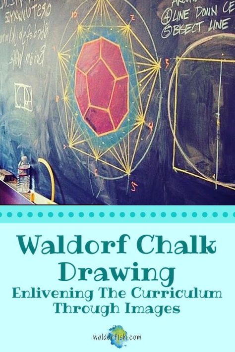 You may have wondered about all those beautiful, ever changing chalk drawings found inside Waldorf classrooms.... | waldorf education | waldorf chalk drawing | homeschooling | waldorfish | art lessons for kids | steiner education | waldorf art supplies | Waldorf Chalkboard Drawings, Steiner Waldorf Education, Waldorf Curriculum, Waldorf Art, Steiner Waldorf, Media Drawing, Waldorf Homeschool, Chalkboard Drawings, Curriculum Planning