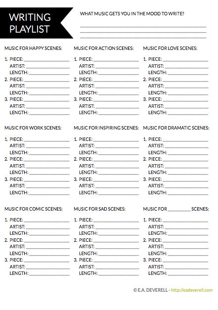 Oc Playlist, Writing Planning Sheet, Writing Playlist, Writing A Book Outline, Planning Sheet, Writing Lyrics, Writing Planning, Writing Plan, Book Outline