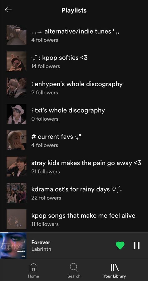 Soft Kpop Playlist, K Pop Spotify Playlist Names, Krnb Playlist Names, Kpop Playlist Names Ideas, Enhypen Playlist Name, Playlist Names For Kpop, Names For Kpop Playlist, Spotify Playlist Names Ideas Kpop, Txt Spotify Playlist Cover