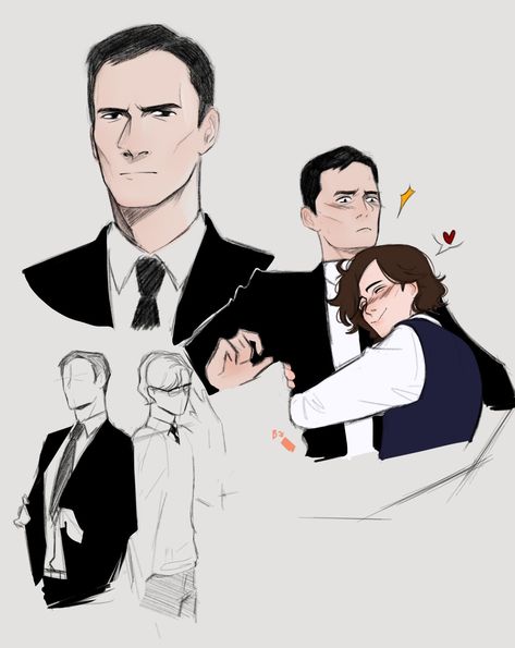 Hotchner X Reid Fanart, Aaron Hotchner X Spencer Reid Fanart, Hotch/reid Fanart, Clay Jensen, Aaron Hotchner, Some Sketches, Happy Stories, Crimal Minds, Matthew Gray