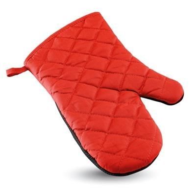 KITCHEN OVEN MITT in Red Bombazine Oven Mitt, Fire Prevention Week, Kitchen Oven, Fire Prevention, Oven Glove, Fire Safety, Rubber Material, Oven Mitts, Promotional Item