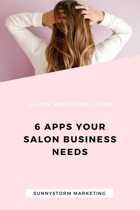 Looking for salon marketing ideas? How about trying out new business apps that will help your salon to get more clients! This blog post will give you ideas for social media marketing, graphic design, and time saving so you can grow your business. Apps For Hairstylists, Salon Business Ideas, Salon Advertising Ideas, Salon Marketing Ideas, Salon Marketing Social Media, Hairstylist Marketing, Marketing Apps, Beauty Salon Marketing, Salon Business Plan