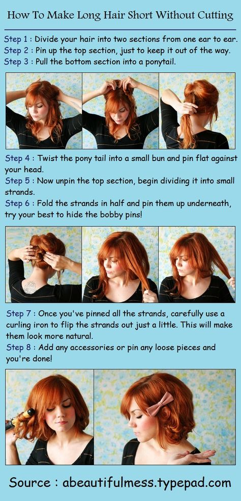 Style Long Hair, Pinterest Tutorials, Short Hair Tutorial, Look Short, Modern Hairstyles, Beauty Tutorials, Hair Tutorials, Hair Stuff, Hair Short