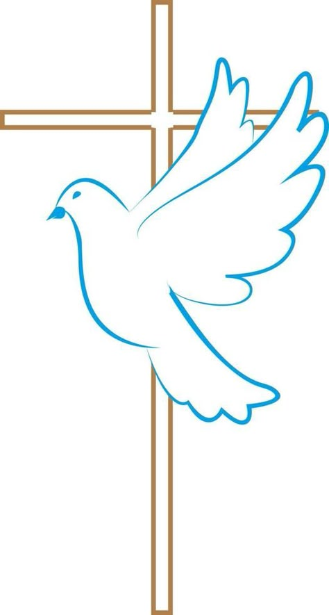 Pigeon. Symbol of love, freedom. Flying dove near the cross. Holy Spirit. Cross dove. A symbol of peace. Dove. Dove Ad, Embroidery Clipart, Dove Symbol, Doves Flying, Candle Decorating, Dove Drawing, Flying Dove, Dove Images, Holy Spirit Dove