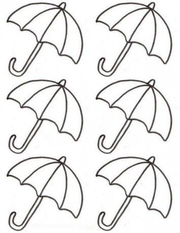 Umbrella Template, Royal Icing Templates, Icing Transfers, Inside Cake, Cupcake Tutorial, Royal Icing Transfers, Cake Templates, Valentines Printables Free, Valentine Coloring