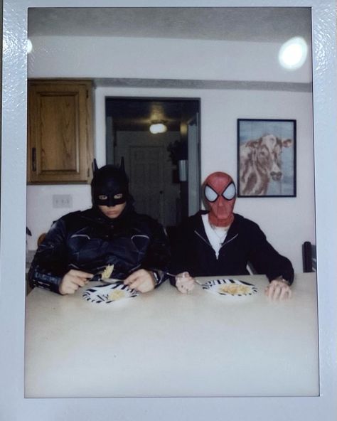 Halloween Tiktok, Spiderman Aesthetic, Spider Man Halloween, Batman Halloween, Spiderman Funny, Aesthetic Polaroid, Spiders Funny, Batman Pictures, Batman Spiderman