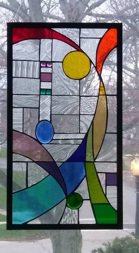 Art Studio Decor, Home Art Studio, Tiffany Glass Art, L'art Du Vitrail, Window Stained, Modern Stained Glass, Art Nouveau Pattern, زجاج ملون, Glass Craft