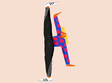 Beautiful Dancers on Behance Dancing Reference, Street Dancers, Dance Illustration, Vector Illustration People, Running Illustration, Character Dance, Dance World, Shirt Print Design, Mood Board Design