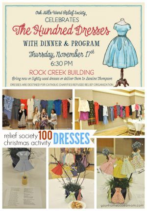 Speed Friendshipping, Relief Society Christmas Program, The Hundred Dresses, Relief Society Christmas, Lds Relief Society Activities, Relief Society Crafts, Relief Society Birthday, Lds Relief Society, Debt Relief Programs