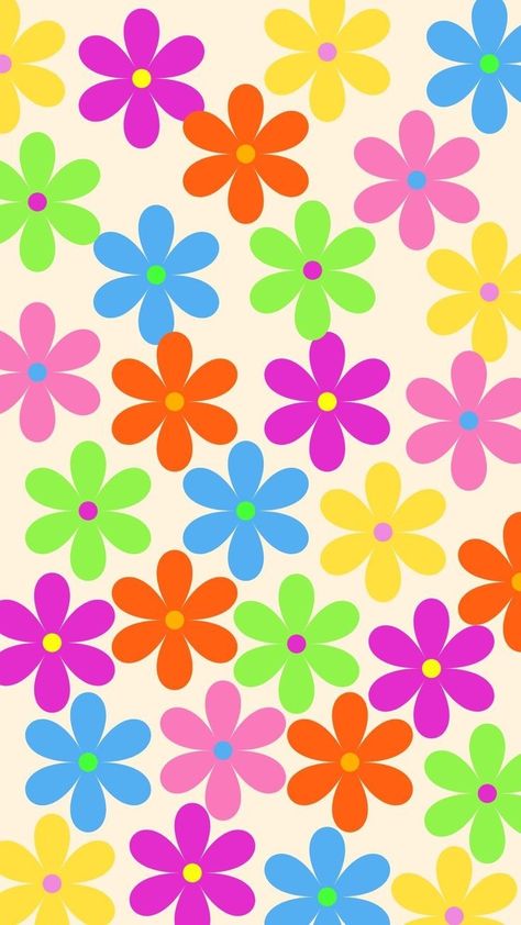 Flower Power Background, Cute Flower Drawing, Preppy Theme, Floral Wallpaper Iphone, Cool Backgrounds Wallpapers, Iphone Wallpaper Pattern, Hippie Wallpaper, Phone Wallpaper Patterns, Phone Wallpaper Design