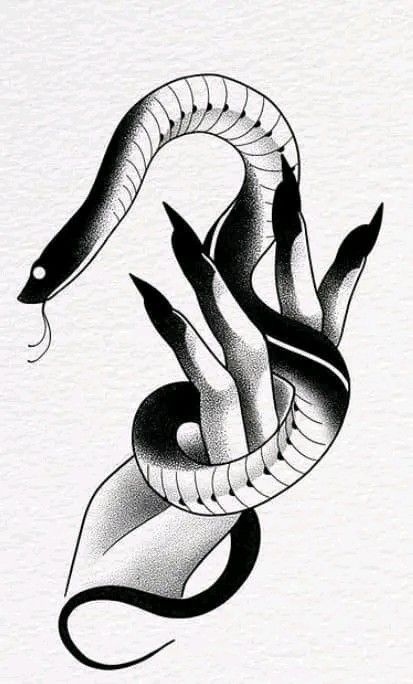 White And Black Snake Tattoo, Snake Tattoo Black And White, Snake Tattoo Drawing, Serpent Tattoos, Cobra Drawing, Snake Draw, Snake Drawings, Black Snake Tattoo, Cobra Tattoo