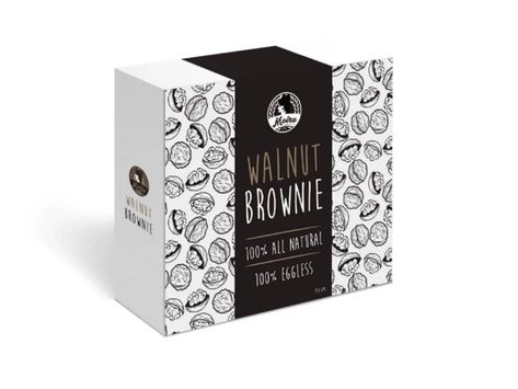 Brownie Box Packaging by maurvi on Dribbble Blue Heels Wedding, Brownie Packaging, Walnut Brownies, Best Brownie Recipe, Bakery Business Cards, Box Brownies, Dessert Packaging, Cake Packaging, Branding Design Packaging