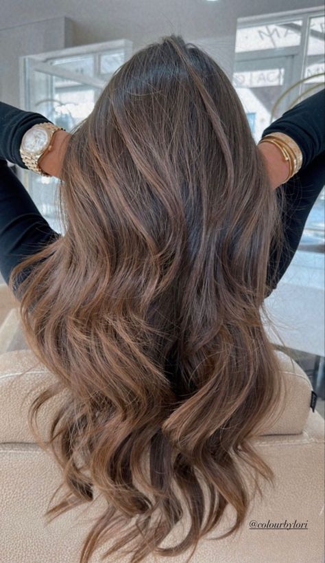 Light Brunette Hair, Rambut Brunette, Brown Hair Looks, Brown Hair Inspo, Brunette Hair With Highlights, Brunette Balayage Hair, Brown Hair Balayage, Blonde Hair Inspiration, Highlights Brown Hair