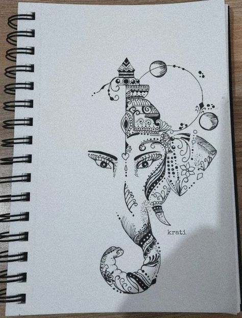 Ganesh Ji Mandala Art, Drawing Of Ganesh Ji, Ganesh Ji Pencil Sketch, Ganesh Ji Art, Ganesh Mandala Art, Mandala Ganesh, Ganesha Mandala Art, Ganesh Ji Drawing, Ganesha Mandala